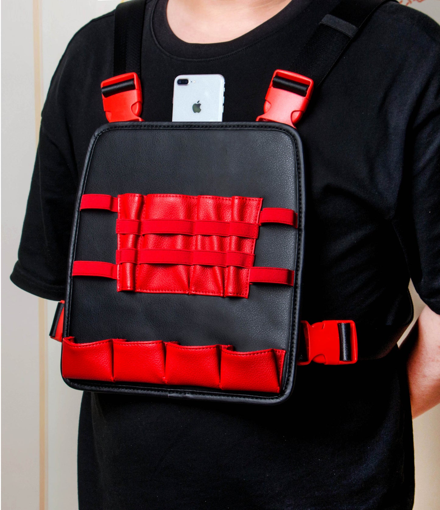 BLACK AND RED